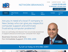 Tablet Screenshot of networkbrainiacs.com